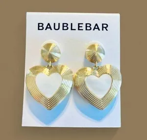 BaubleBar Heart Earrings (NEW) thumbnail 1