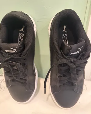 PUMA Smash Platform v3 Black Leather Women's Sneakers thumbnail 1