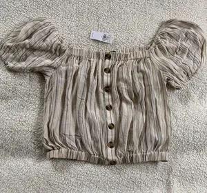 American Eagle Short Sleeve Baggy Dress Shirt thumbnail 4