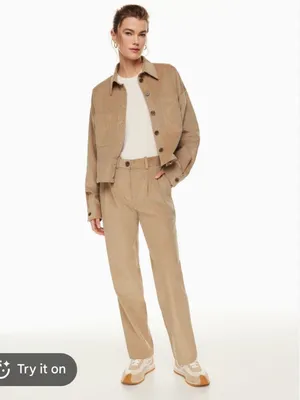 NWT Aritzia The Group Babaton Quota Corduroy Pant sz 0 thumbnail 6