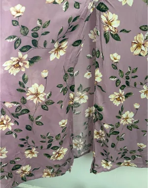 Live to be Spoiled Purple floral maxi dress Size XL thumbnail 8