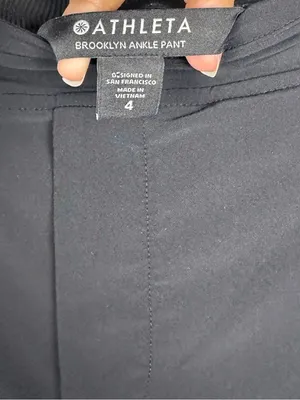 Athleta Black Brooklyn Mid‎ Rise Ankle Travel Pant Women’s Sz 4 thumbnail 7