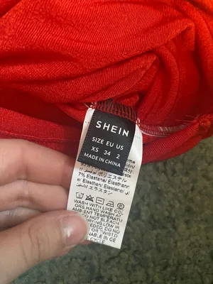 Red Draped Crop Top Size XS thumbnail 4