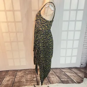 ALC Frank Multicolor Kendall Silk Sleeveless Asymmetrical Lined Sundress Size 8 thumbnail 9