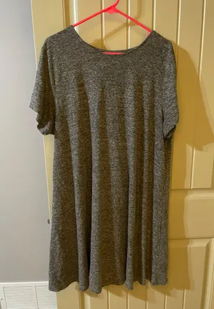 Tshirt Dress Gray Size XXL thumbnail 1