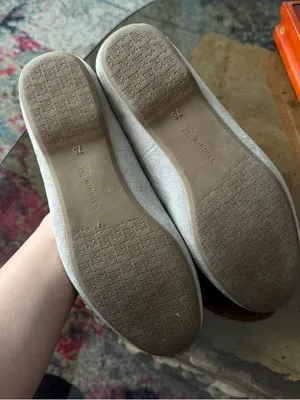 Birdies Starling Suede Flat Loafer in Stone Suede 7.5 thumbnail 3