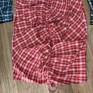 AKIRA Shirt Dress Multicolor Plaid Ruched Colorblock Casual Western Cowgirl 3X thumbnail 5