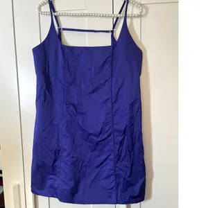 Free People Marissa Square Neck Mini Dress Size Small NWOT Purple Retails $200 thumbnail 8