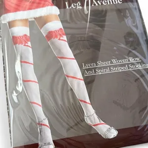 Leg Avenue Christmas Thigh High Stockings thumbnail 1