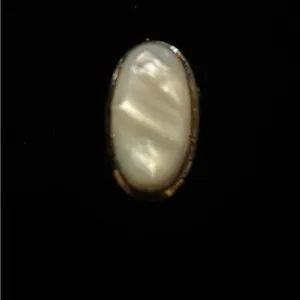 Vintage 12k Gold-Filled Mother of Pearl Pendant. thumbnail 3