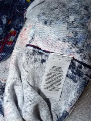 NWT $145 Lauren Ralph Lauren Women's Belting-Print Cotton-Blend Sweater XL thumbnail 7