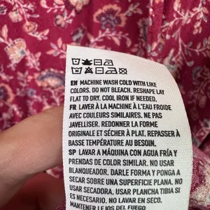 American Eagle Womens XL Long Boho Paisley Floral Gathered Mini Dress thumbnail 12