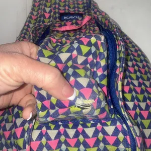KAVU Rope‎ Sling Bag Geometric Print Gorpcore Outdoor Travel Hiking Backpack thumbnail 6