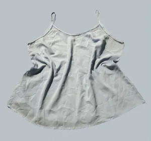 Women's baby Blue Sleeveless Top nightwear tank straps comfy sleepwear thumbnail 1