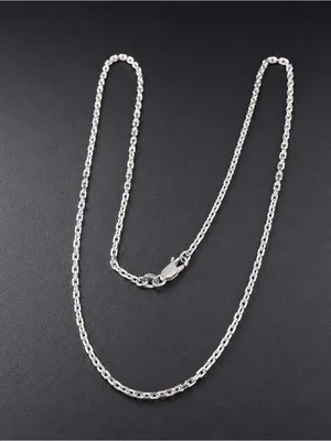 Sterling Silver Rolo Link Chain 18 Inch 4.4 Grams thumbnail 2