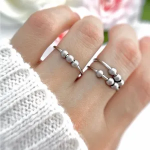 NEW Silver Fidget Ring thumbnail 1