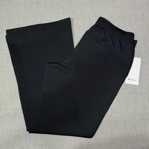 Lululemon Textured High Rise Flared Track Pant Black Size 12 NWT thumbnail 4