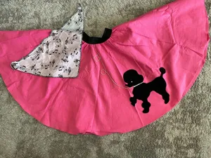 Adult One Size Poodle Skirt Costume thumbnail 2