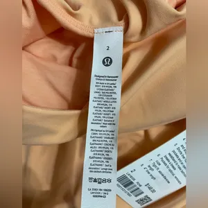 NEW Lululemon Align Dress Peach Bellini Built in Shorts Butterly Soft Size 2 thumbnail 11