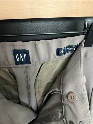 GAP Wide-Leg Dress Pants in Taupe thumbnail 2