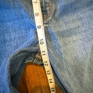 Abercrombie & Fitch 90’s ultra high rise straight distressed knee jeans 29 thumbnail 7