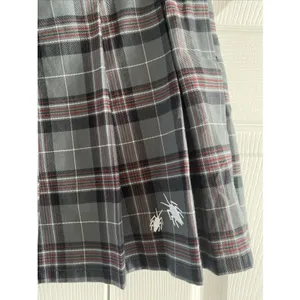 Beetlejuice Plaid Pleated Skort Womens Size S Grey Red Goth Schoolcore Academia thumbnail 3