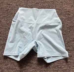 Blue workout shorts thumbnail 1