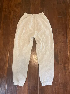 American Eagle Heather Grey Jogger Sweatpants thumbnail 2