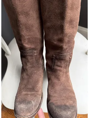 Frye Elena Brown Suede Riding Boots size 8B thumbnail 7