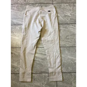 Patagonia Mahnya Fleece Pants Cream Organic Cotton Joggers Womens Small thumbnail 7