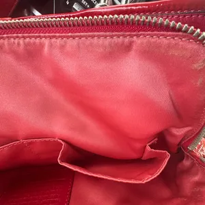 Vintage Coach Chelsea Jayden Cherry Red Patent Leather Tote 18960 Y2K thumbnail 15