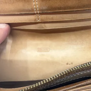 Coach Signature C Canvas Brown Flap Wallet thumbnail 5
