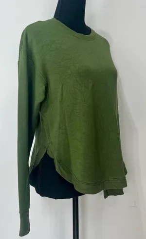 JoyLab Crew Neck Active Sweatshirt Thumbholes Size XS Women’s Green thumbnail 1