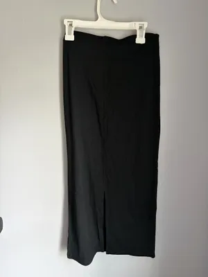 Wild Fable Black Maxi Skirt Straight Fitted thumbnail 3