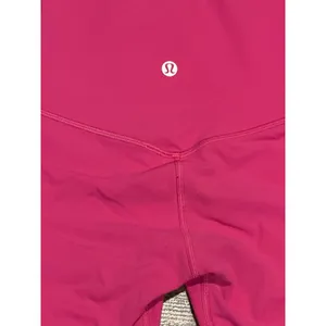Lululemon Align High-Rise Biker Yoga Short 6" Lip Gloss Pink Nulu W7BRWS Size 0 thumbnail 5