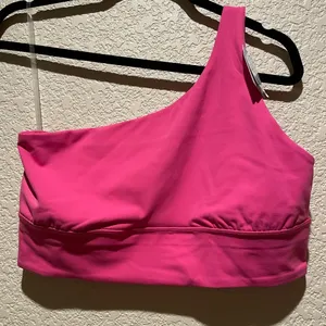 NWT Lululemon Align Asymmetrical Sports Bra Sonic Pink Color Size 12 A/B thumbnail 8