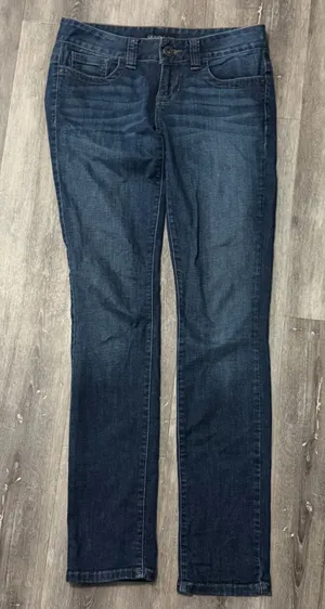 Dark Blue Women's Stretch Bootcut Jeans thumbnail 1