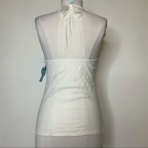 NWT Betsey‎ Johnson Bride Lace T-Back Tank Top thumbnail 4
