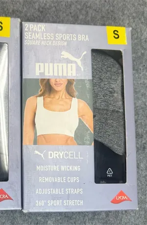 Set of 4/ PUMA Women's Performance 2-Pack Seamless Sports Bras total 4 bras thumbnail 1