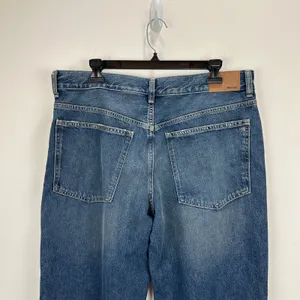 Madewell Petite Low Slung Baggy Crop Jean Croswell Wash Blue Relaxed US 30 P NWT thumbnail 14