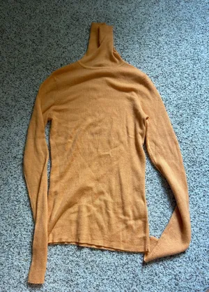 J.Crew Orange Turtleneck Long Sleeve thumbnail 1