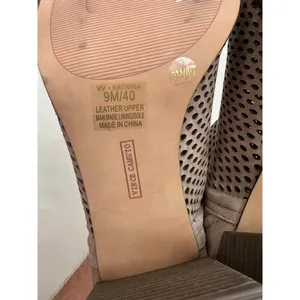 Vince Camuto Katnina Heels Size 9M Brown PeepToe Bootie Chunky Mesh Zipper Chic thumbnail 10