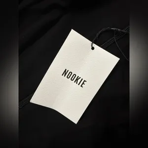 NWT Nookie Plunge Neck Farrah Gown in Black Sz XS‎ $299 thumbnail 4