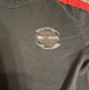 Black, Red, White, and Orange Harley Davidson Motorcycles Long-sleeve Shirt thumbnail 3