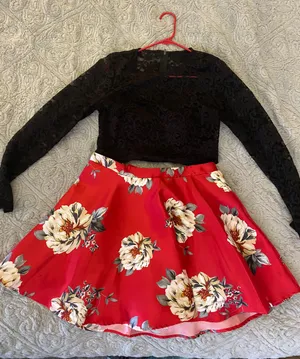 Macy's Red Homecoming Dress thumbnail 1