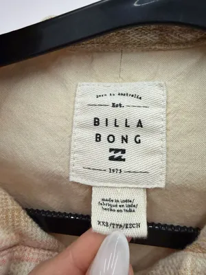 Billabong Womens Saltwater‎ Tides Plaid Shacket thumbnail 3