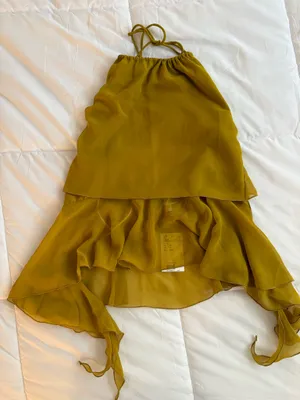 H&M Draped Panel Halterneck Top thumbnail 3