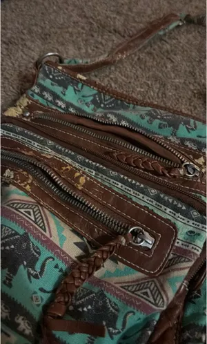 Vintage Crossbody purse Green thumbnail 2