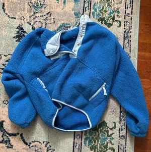 Blue Fleece Pullover Size M thumbnail 1