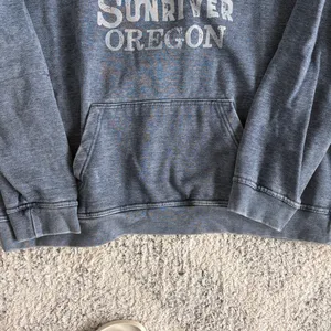 Sunriver Oregon Hoodie Sweatshirt Heather Blue XL thumbnail 4